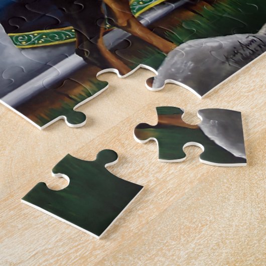 Fairy Guardian Doberman Hond Legpuzzel (Zijkant)