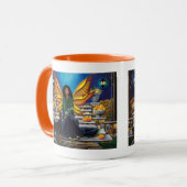 Fairy Guardian Doberman Hond Mok (Voorkant links)