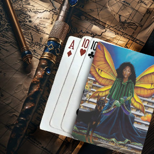 Fairy Guardian Doberman Hond Pokerkaarten