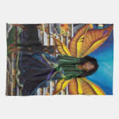 Fairy Guardian Doberman Hond Theedoek (Horizontaal)