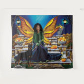 Fairy Guardian Doberman Hond Wandkleed (Voorkant (horizontaal))