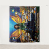 Fairy Guardian Doberman Hond Wandkleed (Voorkant)