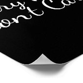 Fairy Hair Dont Care  Poster (Hoek)