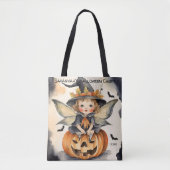 Fairy Halloween gepersonaliseerd Snoep Tote Bag (Voorkant)