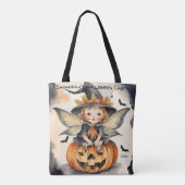 Fairy Halloween gepersonaliseerd Snoep Tote Bag (Achterkant)