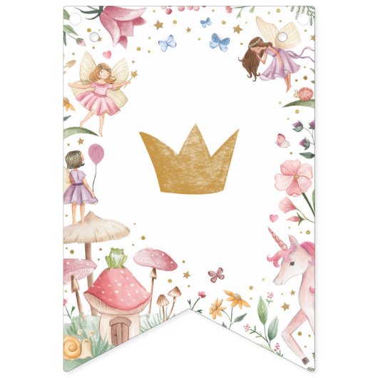 Fairy Happy Birthday Banner (Eerste vlag)