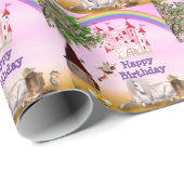 Fairy Happy Birthday Cadeaupapier (Rol Hoek)
