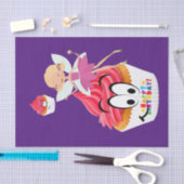 Fairy Happy Birthday Tissue Paper Cupcake Fairy Tissuepapier (Craft)