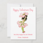 Fairy Happy We zijn vrienden Kinder Valentijnsdag (Voorkant)