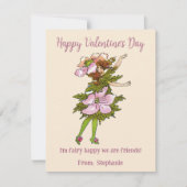 Fairy Happy We zijn vrienden Kinder Valentijnsdag (Voorkant)