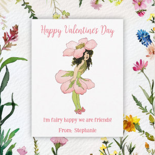 Fairy Happy We zijn vrienden Kinder Valentijnsdag