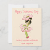 Fairy Happy We zijn vrienden Kinder Valentijnsdag (Voorkant)