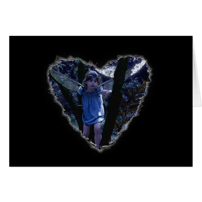 Fairy Heart Kaart (Voorkant Horizontaal)