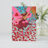 Fairy Hearts CHANGE COLOR ~ Invitations / RSVP (Staand voorkant)