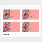 Fairy Hearts CHANGE COLOR ~ Square Stickers (Vel)