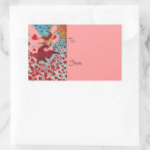 Fairy Hearts CHANGE COLOR ~ Square Stickers (Tas)