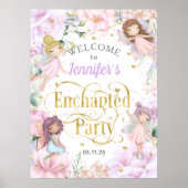 Fairy heet welkom op feestdag poster (Voorkant)