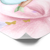 Fairy heet welkom op feestdag poster (Hoek)