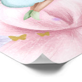 Fairy heet welkom op feestdag poster (Hoek)