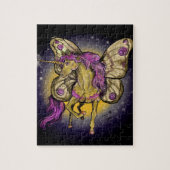 Fairy Horse Yellow keperor Moth Legpuzzel (Verticaal)