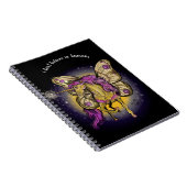 Fairy Horse Yellow keperor Moth Notitieboek (Rechterzijde)