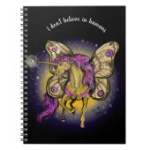 Fairy Horse Yellow keperor Moth Notitieboek (Voorkant)