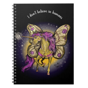 Fairy Horse Yellow keperor Moth Notitieboek