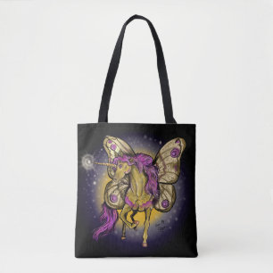 Fairy Horse Yellow keperor Moth Tote Bag
