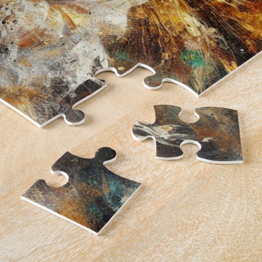 Fairy houdt een jong konijn vast legpuzzel (Zijkant)