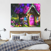 Fairy House Canvas Afdruk (Insitu (Slaapkamer))