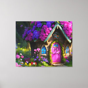Fairy House Canvas Afdruk