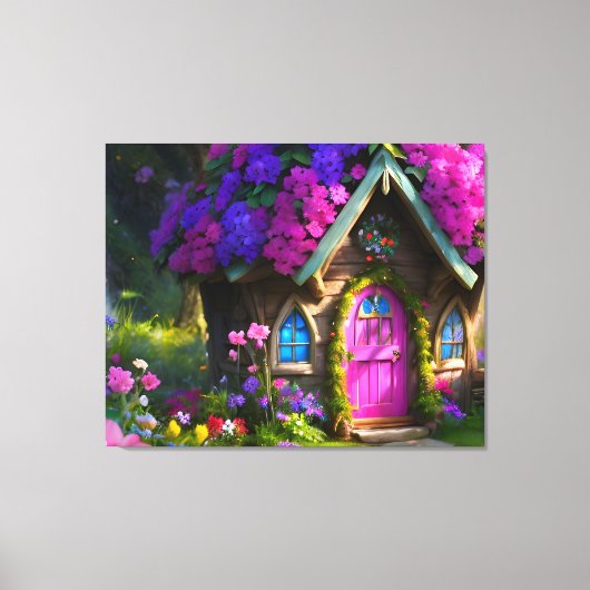Fairy House Canvas Afdruk (Voorkant)