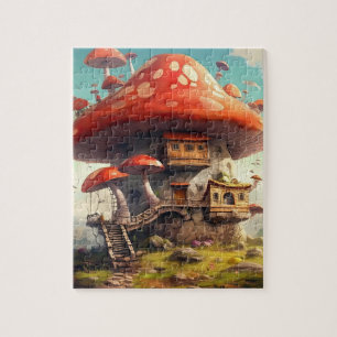 Fairy House en Mushroom Harmony Garden Legpuzzel