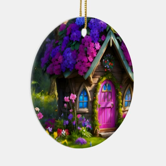 Fairy House Keramisch Ornament (Rechts)