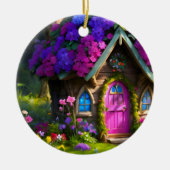 Fairy House Keramisch Ornament (Voorkant)