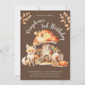 Fairy House Woodland Creature Verjaardagsfeest Kaart (Voorkant)