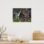 Fairy Houses Village Trees Marianne O Art Print (Keuken)