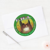 Fairy Housing Association Ronde Sticker (Envelop)