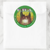 Fairy Housing Association Ronde Sticker (Tas)
