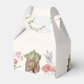 Fairy huis verjaardagsfeestje bedankdoosjes (Achterkant)