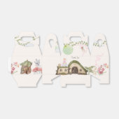 Fairy huis verjaardagsfeestje bedankdoosjes (Uitgevouwen)