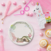 Fairy huis verjaardagsfeestje papieren bordje (Feest)