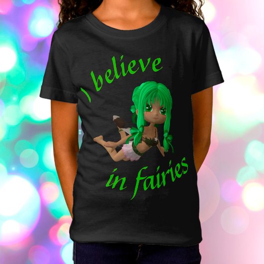 Fairy: Ik geloof in feiries T-Shirt voor meisjes