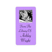  Fairy Illustratie Bookplate Stickers Gift (Voorkant)