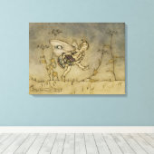 Fairy, illustratie van 'A Midzomer Night's Drea Canvas Afdruk (Insitu (Houten vloer))