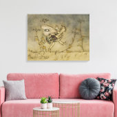 Fairy, illustratie van 'A Midzomer Night's Drea Canvas Afdruk (Insitu (Woonkamer))
