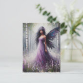 Fairy in a Birch Forest Briefkaart (Staand voorkant)
