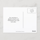 Fairy In A Garden Nature Art Personalized Briefkaart (Achterkant)