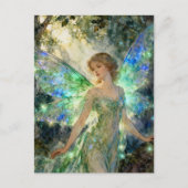 Fairy in a Green Dress Briefkaart (Voorkant)