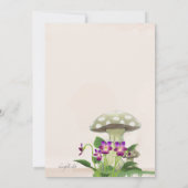 Fairy in de tuin uitnodiging (Achterkant)